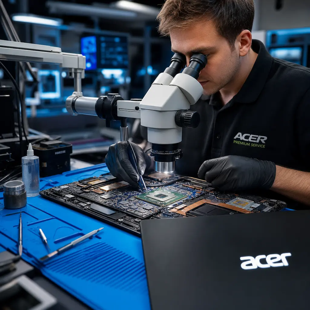 Замена видеокарты ноутбука Acer в Марусино
