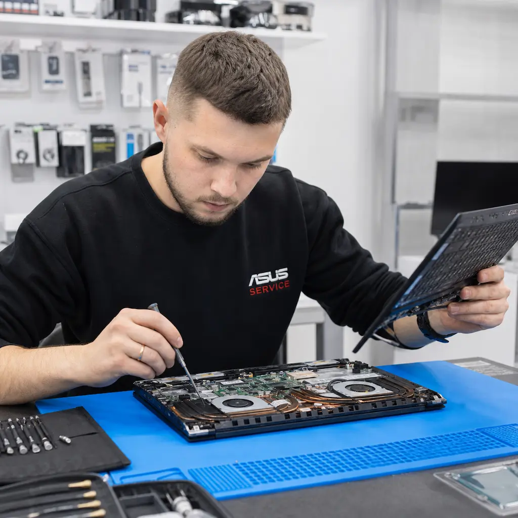 заменить клавиатуру на ноутбуке Asus в Марусино