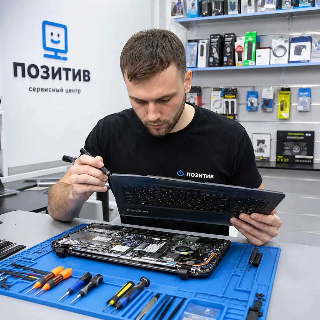 заменить клавиатуру на ноутбуке Emachines в Марусино