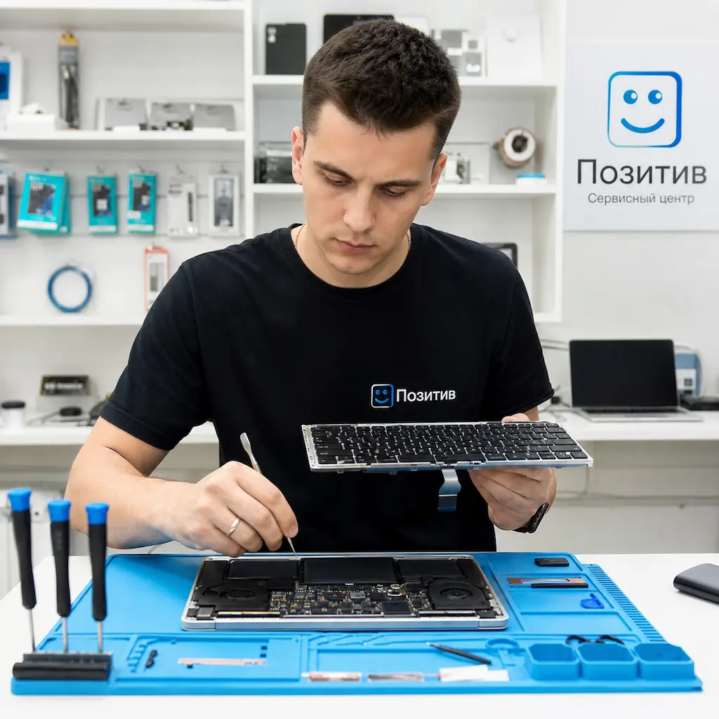 заменить клавиатуру на Apple Macbook в Марусино