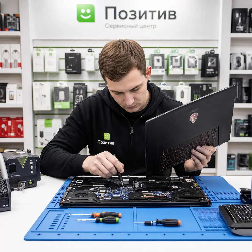 заменить клавиатуру на ноутбуке MSI в Марусино