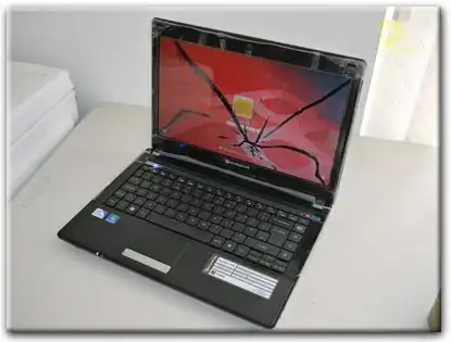Замена матрицы Packard Bell в Марусино