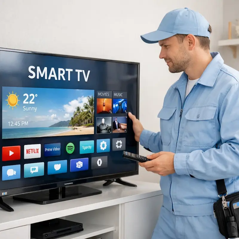 Настройка Smart TV в Марусино