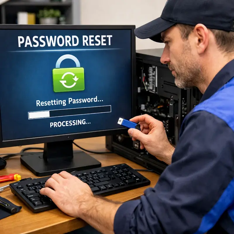 Удаление пароля на компьютере в Марусино