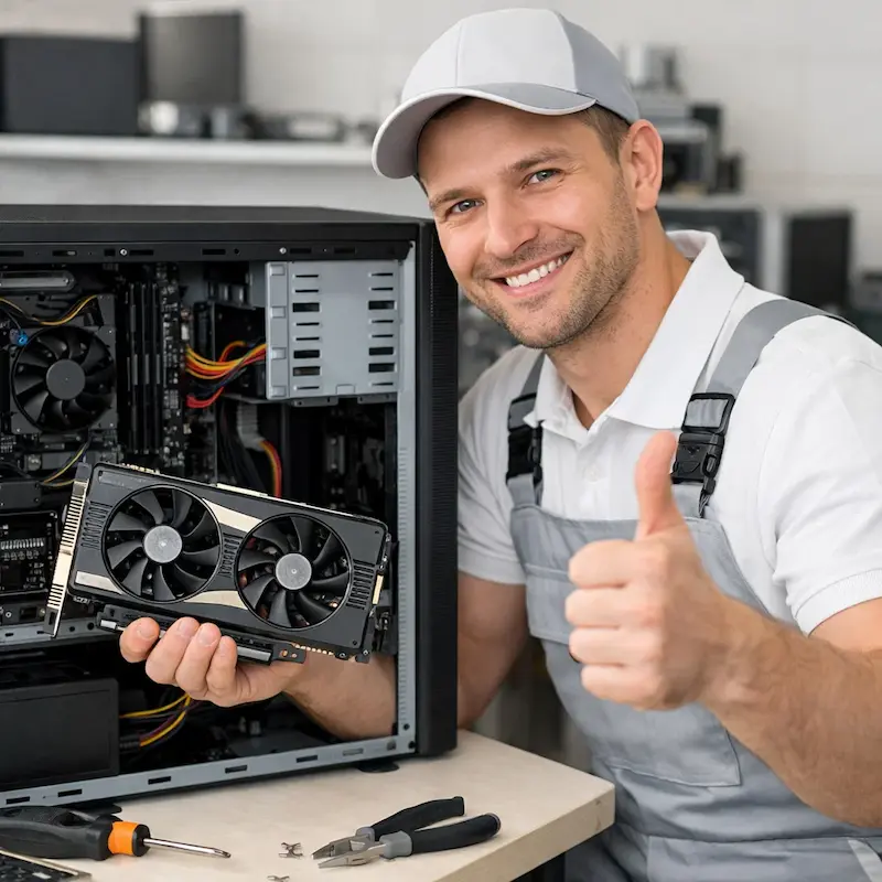 Замена видеокарты ПК в Марусино