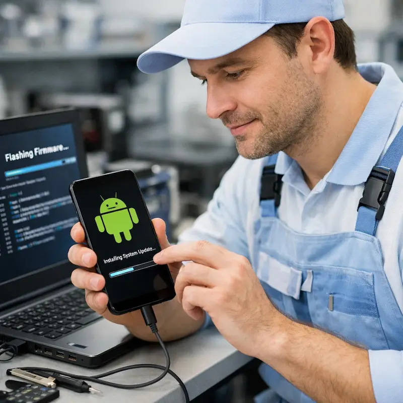 Перепрошить телефон в Марусино