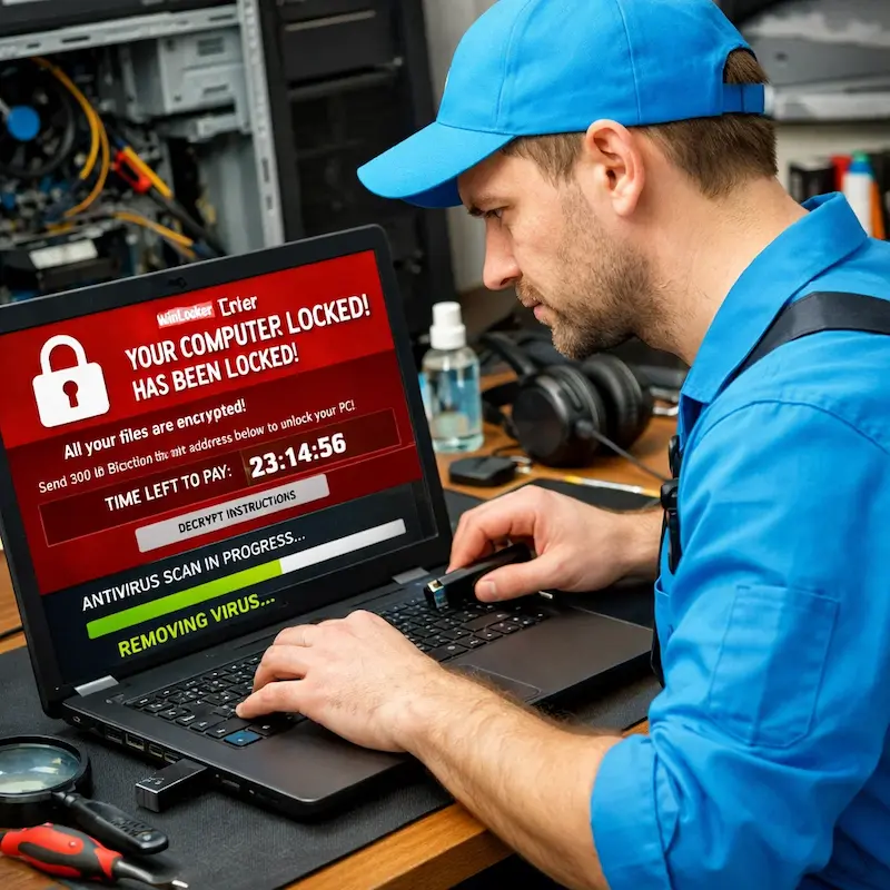 Удалить винлокер в Марусино